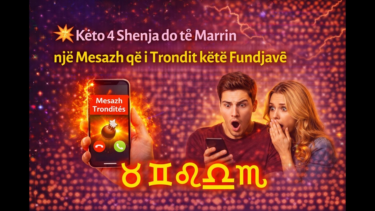 💥 Këto 4 Shenja do të Marrin një Mesazh që i Trondit këtë Fundjavë...