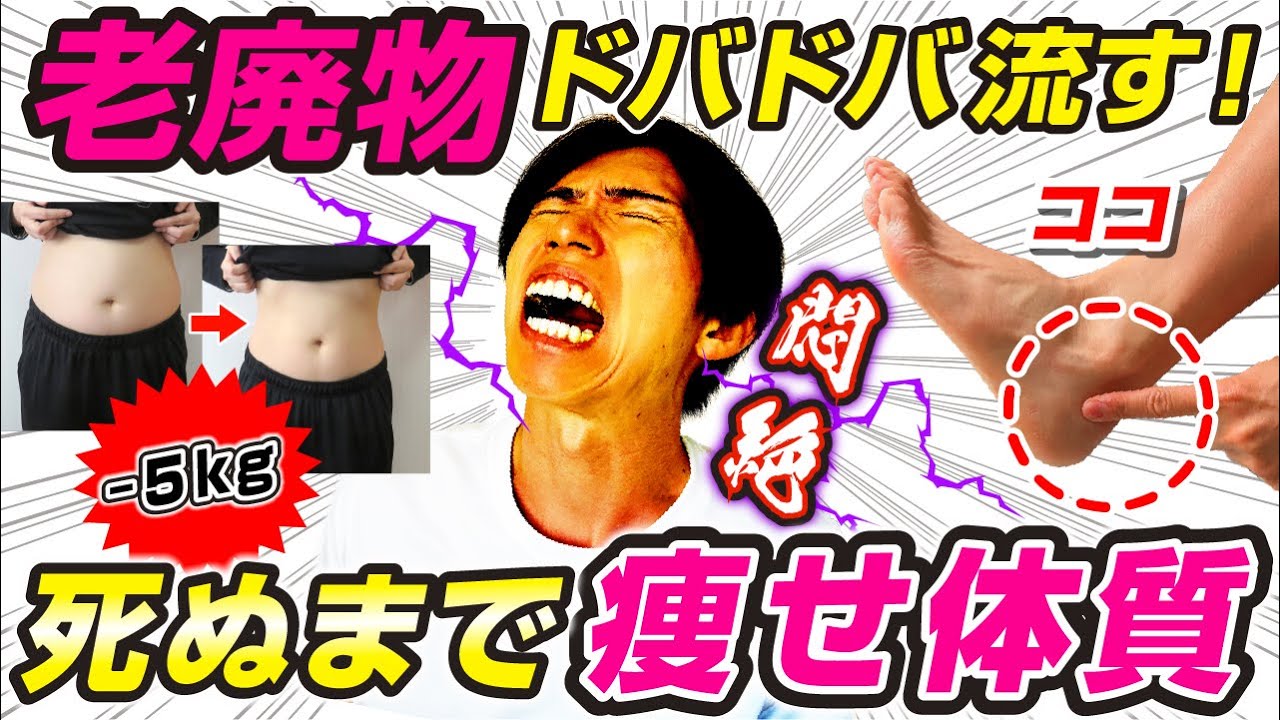 【激痛だけど効く】自律神経を整えながら足に溜まった老廃物をドバドバ流してー５kg痩せる！筋膜リリース&マッサージ