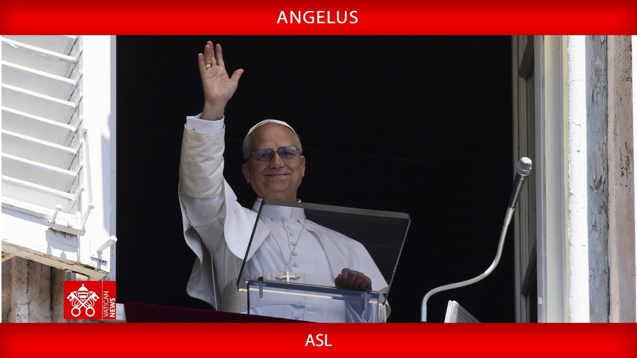 January 18 2026 Angelus prayer- Pope Leo XIV ASL