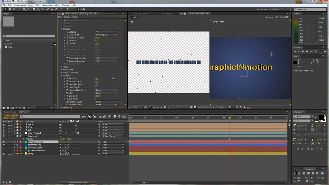 Element 3D Title Formation - After Effects Tutroial
