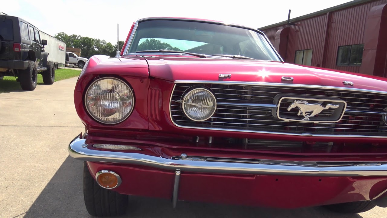 1966 Ford Mustang complete restoration - Candy Apple Red