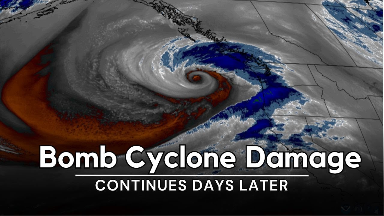 Bomb Cyclone's damage continues for days