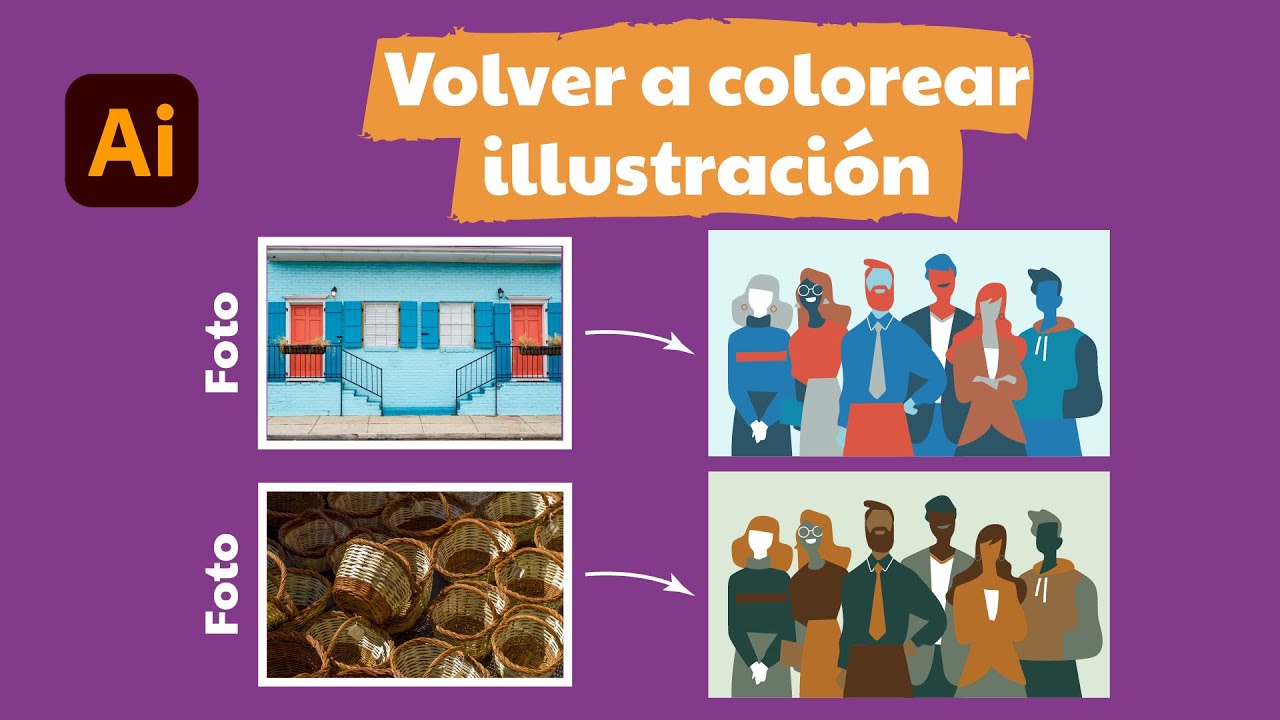Volver a COLOREAR ilustración a partir de una IMAGEN 🎨