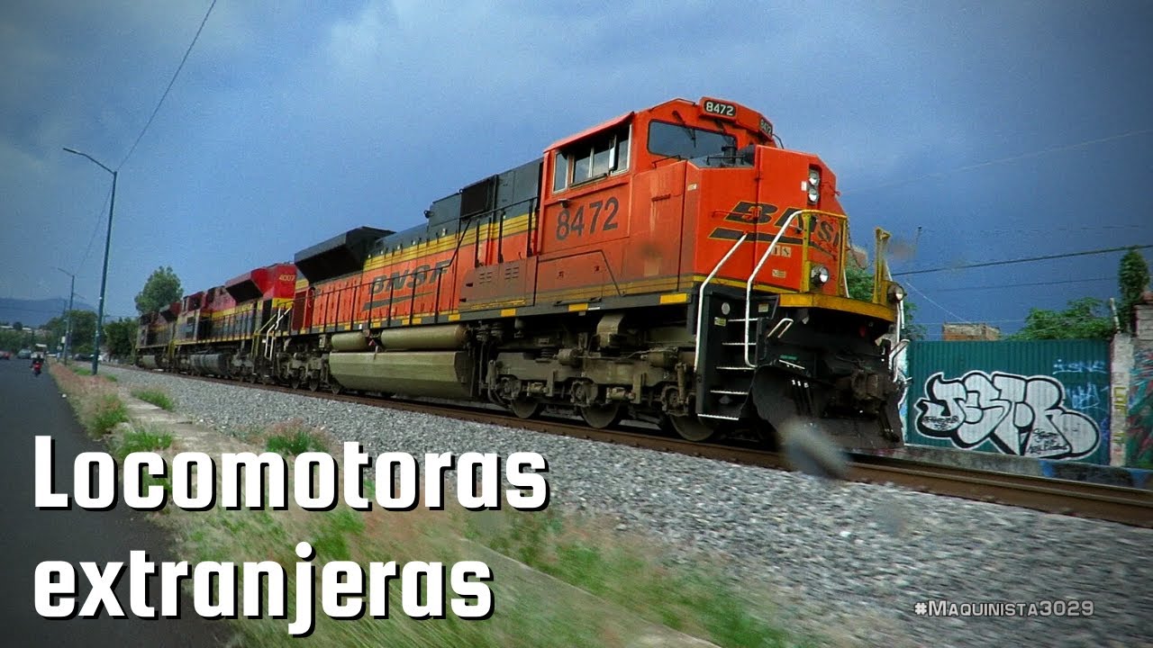 Porque hay maquinas gringas en México corriendo con Ferromex y KCS de México