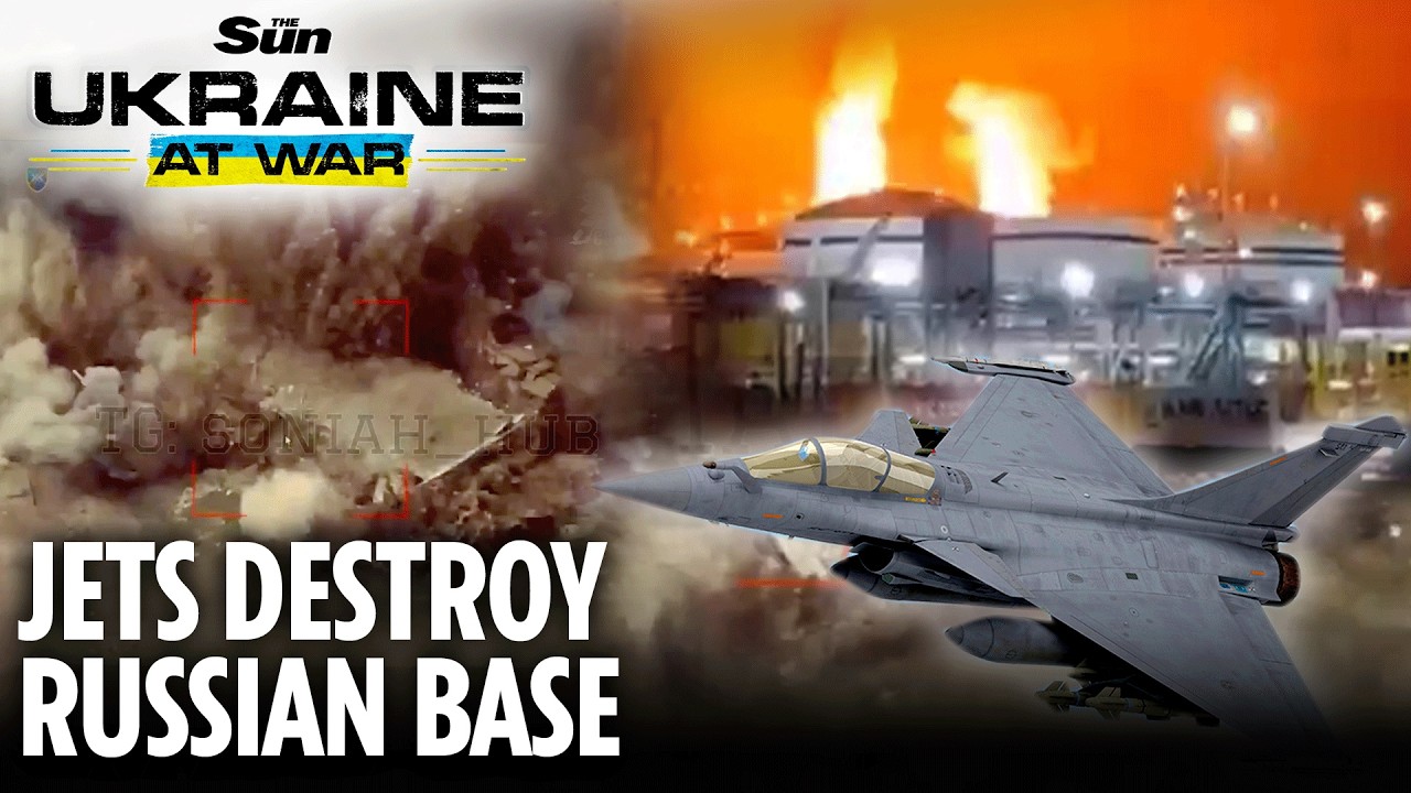 Ukrainian jets eliminate Russian command centre as drone strikes hit Putin's Ust-Luga oil terminal