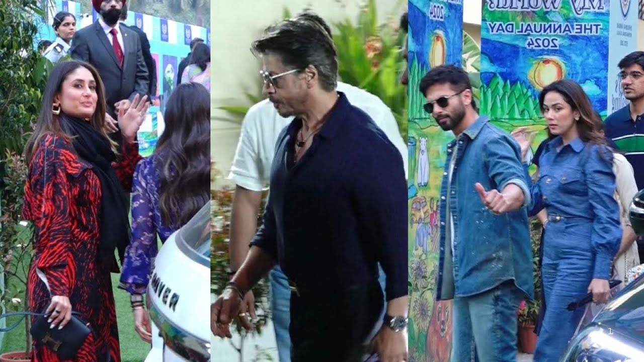 Shah Rukh Khan, Kareena, Shahid, Saif At Dhiru Mukesh Bhai Ambani International School Annual Day