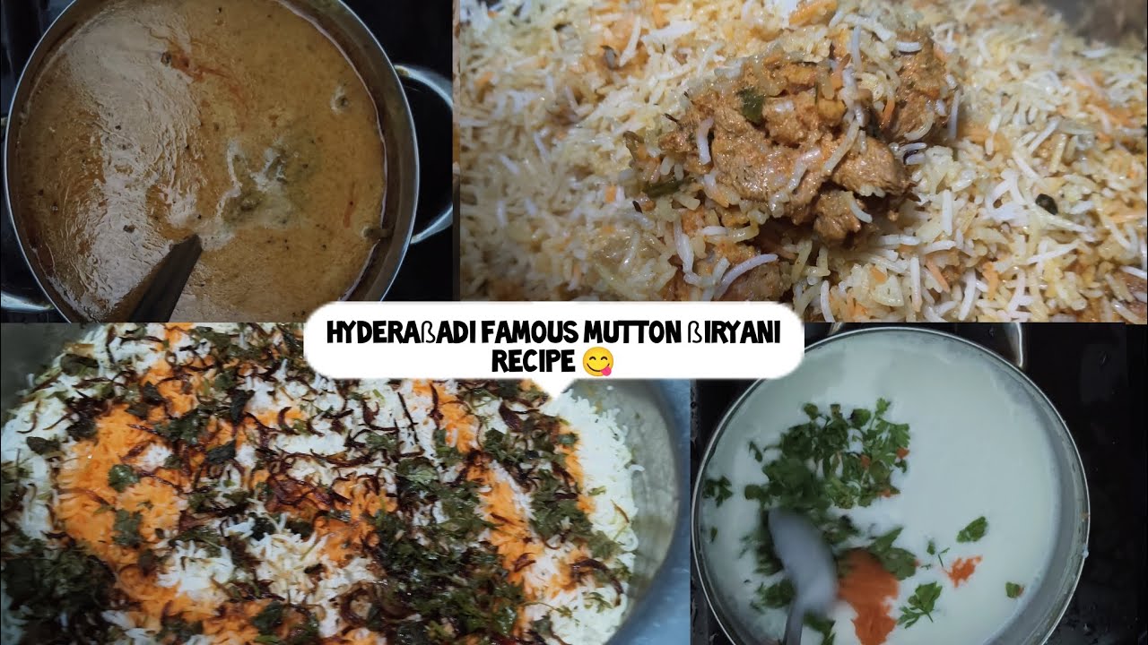As salamu alaikum, alhamdulillah Ajh My ßanayi Hyderabadi Famous Mutton ßiryani Recipe 😋 dekho Aplog
