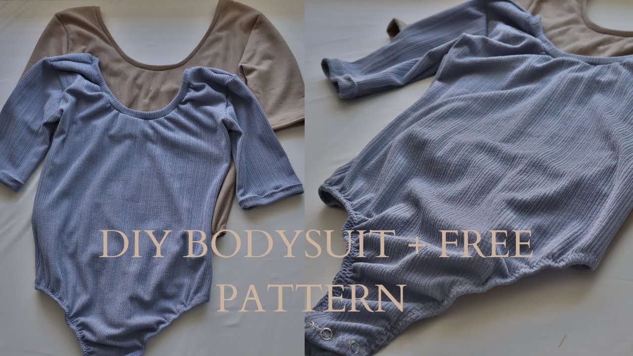 HOW TO MAKE YOUR OWN BODYSUIT + FREE PATTERN |SEW WITH ME