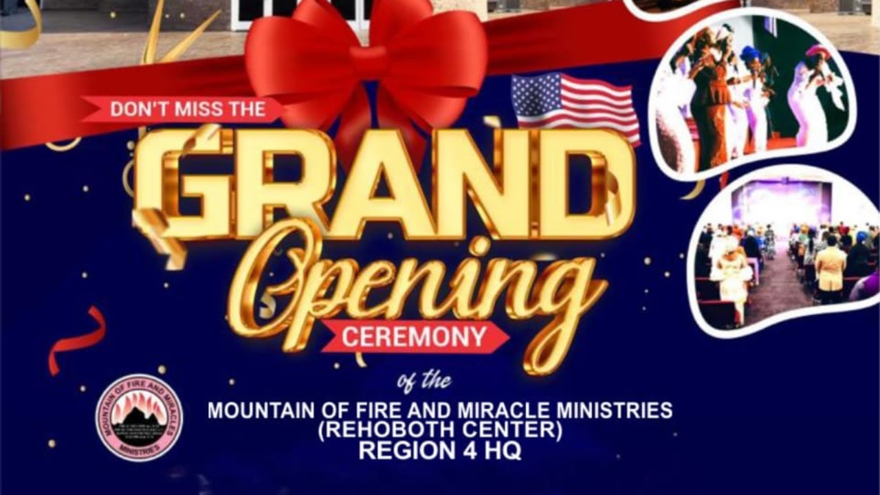 MFM REHOBOTH CENTER GRAND OPENING CEREMONY | MINISTERING DR D.K OLUKOYA