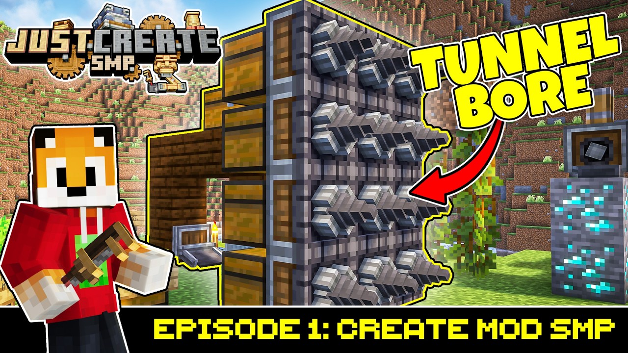 Getting Started in Minecraft Create Mod SMP [#1]
