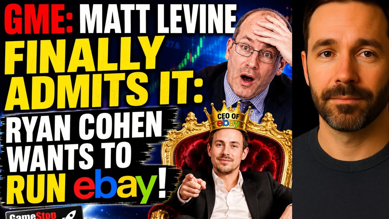 АКЦИИ GME: Мэтт Левин НАКОНЕЦ признал это: Райан Коэн хочет УПРАВЛЯТЬ eBay! АНАЛИЗ АКЦИЙ GAMESTOP