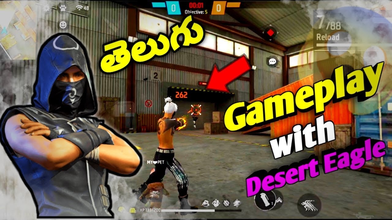 Lone wolf || Gameplay with Desert Eagle ||  తెలుగు  ||  #trending #telugugaming #viral