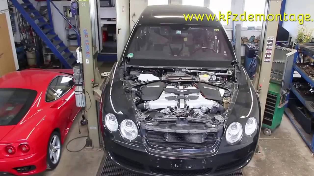Dismateling a Bentley Continental www.klassencarparts.com