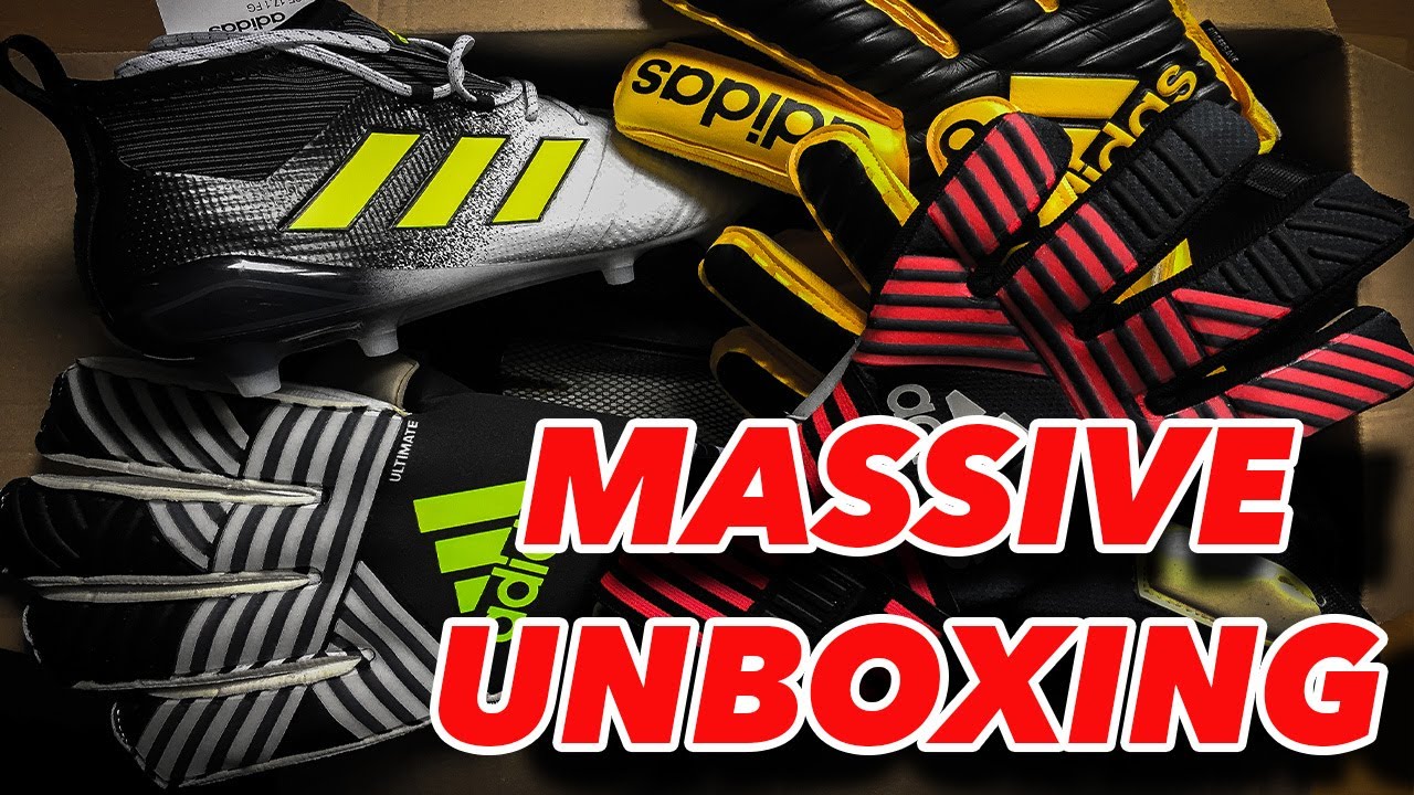 MASSIVE ADIDAS GOALKEEPER GLOVES UNBOXING