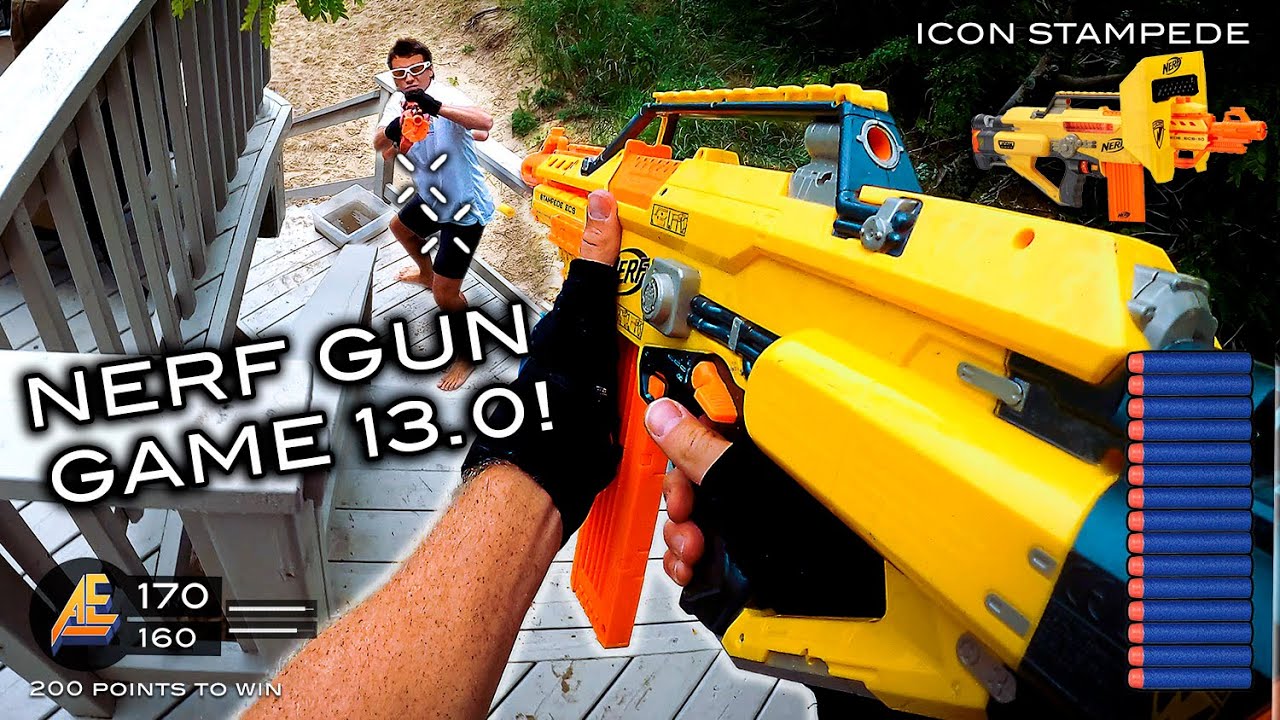 NERF GUN GAME 13.0 (Шутер от первого лица Nerf!)