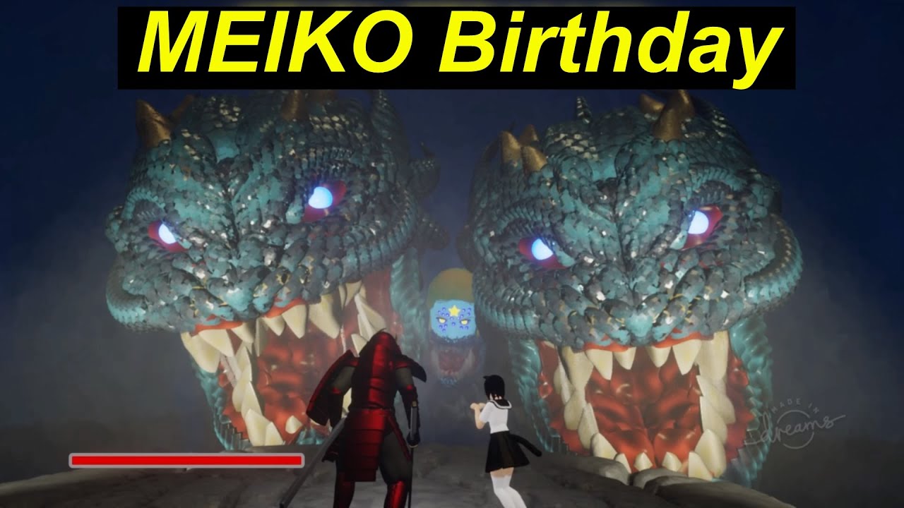 【猫】MEIKO Birthday、メイコ誕生日、Original game、witch boss、魔女ボス、自作ゲーム、Gaza Ukraine、Stop Biden's War genocide