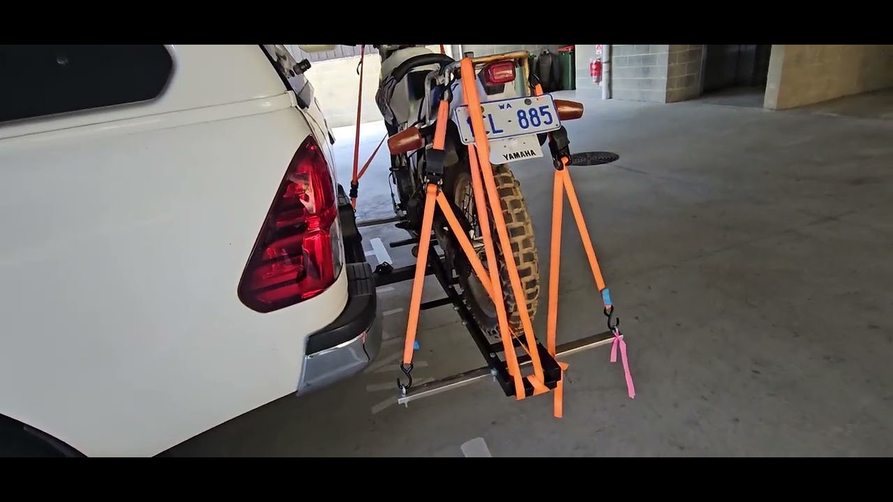 Giantz motorcycle carrier review part 2