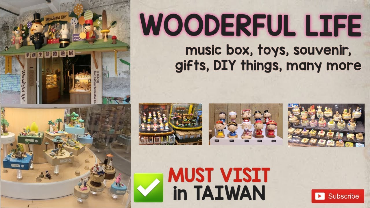 WOODERFUL LIFE MUSIC BOX TAIWAN SHOP TOUR | MUST VISIT TAIPEI