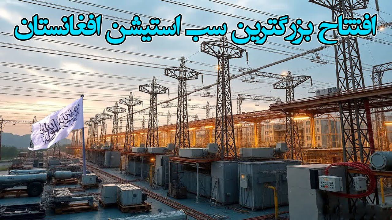 افتتاح سب استیشن بتخاک و انتقال لین ۲۲۰ کیلوولت ارغندی به بتخاک Afghanistan's largest substation