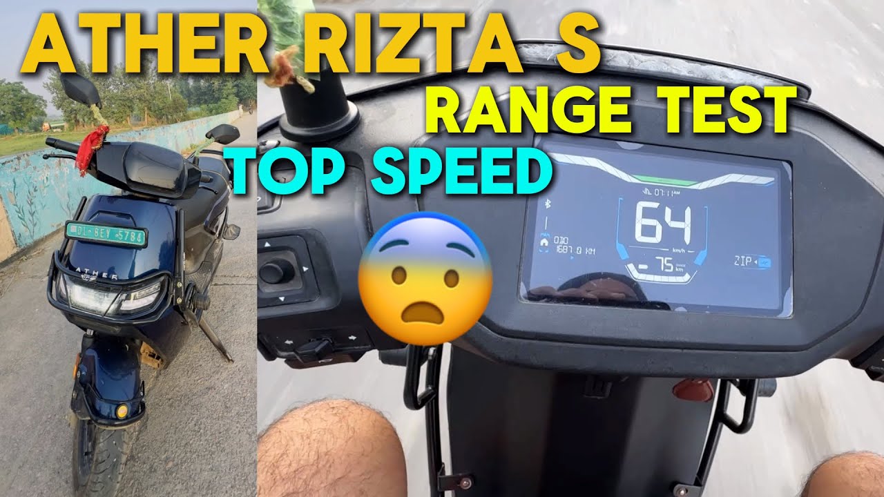Ather Rizta S Top Speed Eco Mode & Zip Mode 💀 Range Testing Ather Rizta S 🔥 Best Scooter 2025 