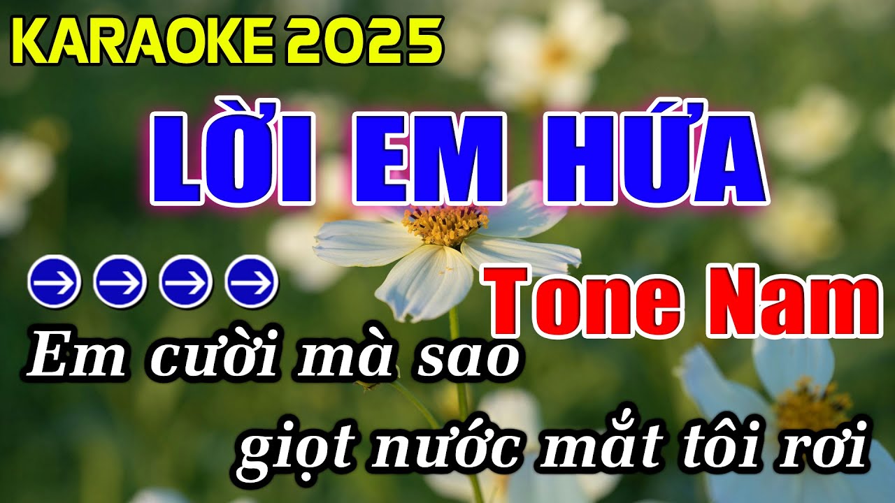 Lời Em Hứa Karaoke Tone Nam Karaoke Hoàng Giang 62