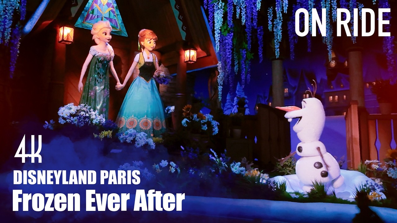 POV 4K : Frozen Ever After World of Frozen | Full Onride | Disneyland Paris Disney Adventure World