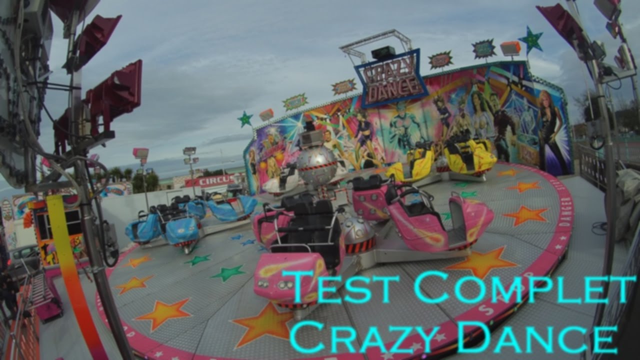 Crazy Dance M.Boursier TEST COMPLET Fête Foraine de Cherbourg 2017