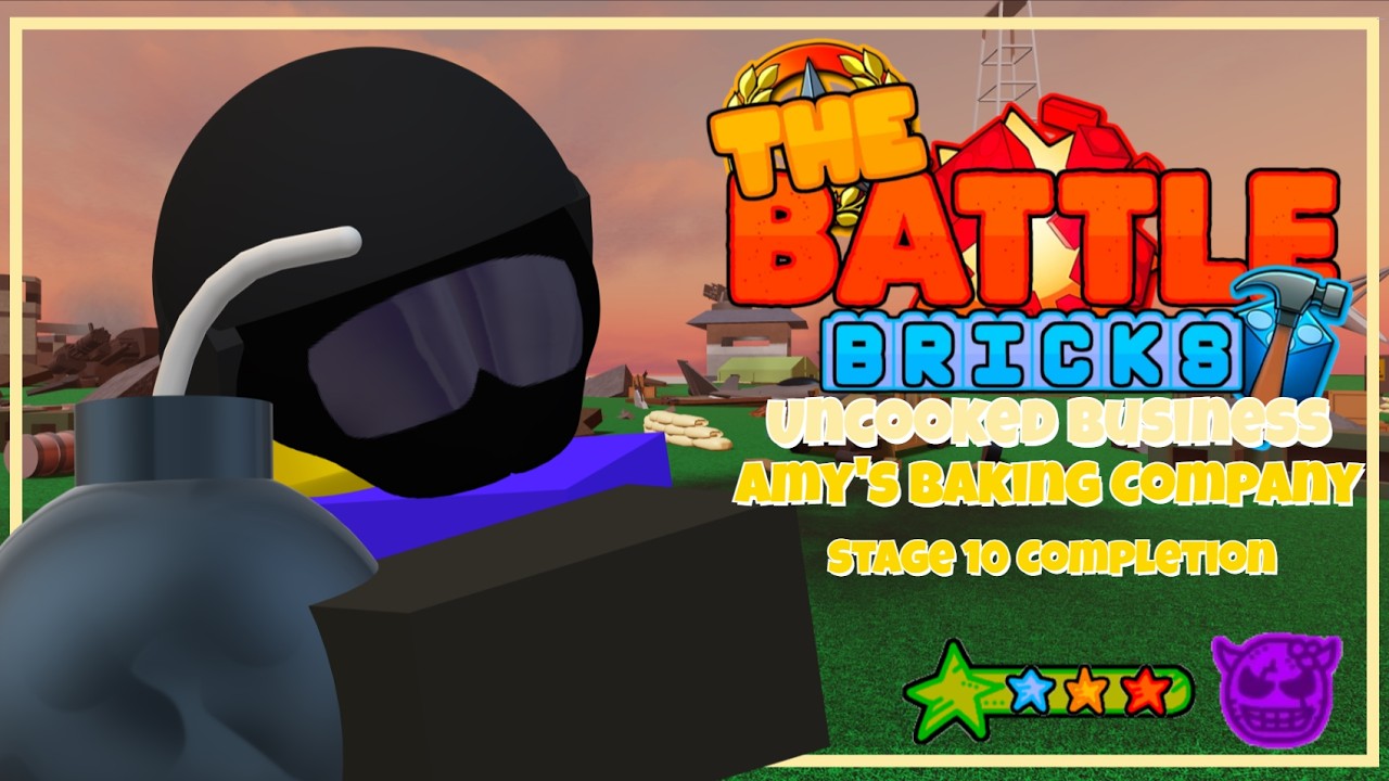 How I beat 3 Star Amy's Baking Company (Roblox - Le Battle Bricks)