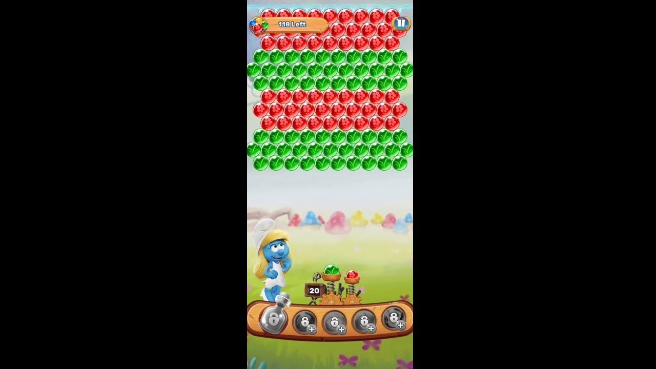 Smurfs Bubble Shooter Story. level 1 to 10 .