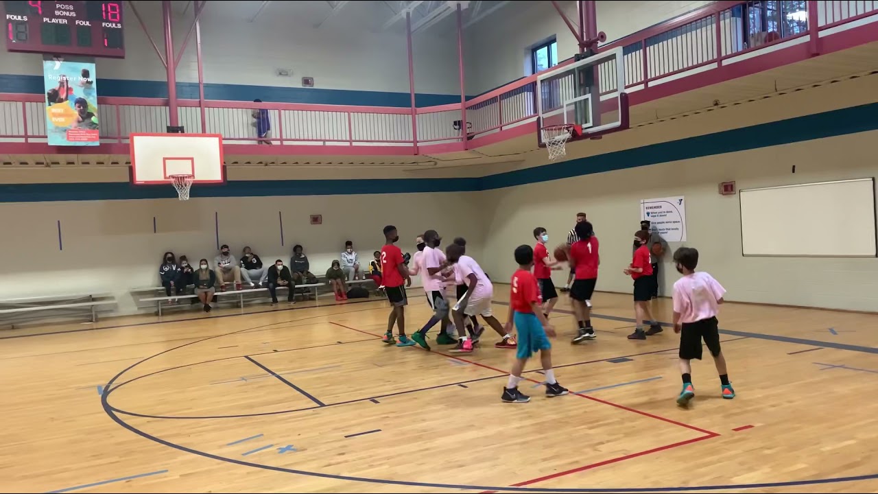 Ymca youth basketball 10-12 Red team vs Pink team (playoff game 1)