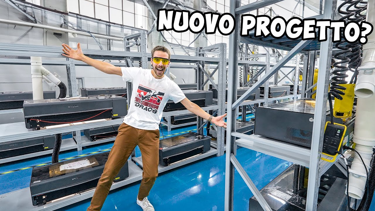 in questo laboratorio si Testano i LASER 😎 (+simulatore di corrieri!) Visita xTool