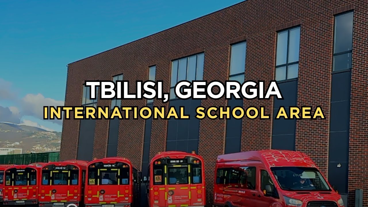 [4K] Tbilisi International School Area Walk 🇬🇪