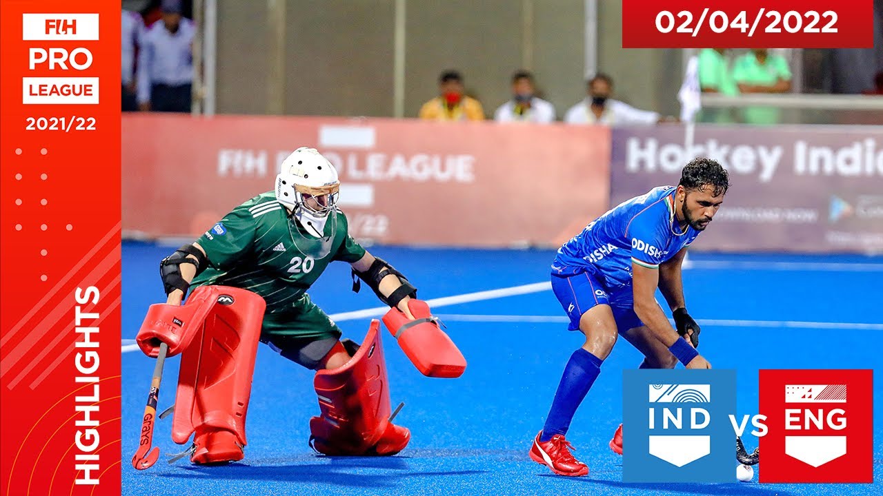 FIH Hockey Pro League, сезон 3: Индия против Англии, лучшие моменты первой игры
