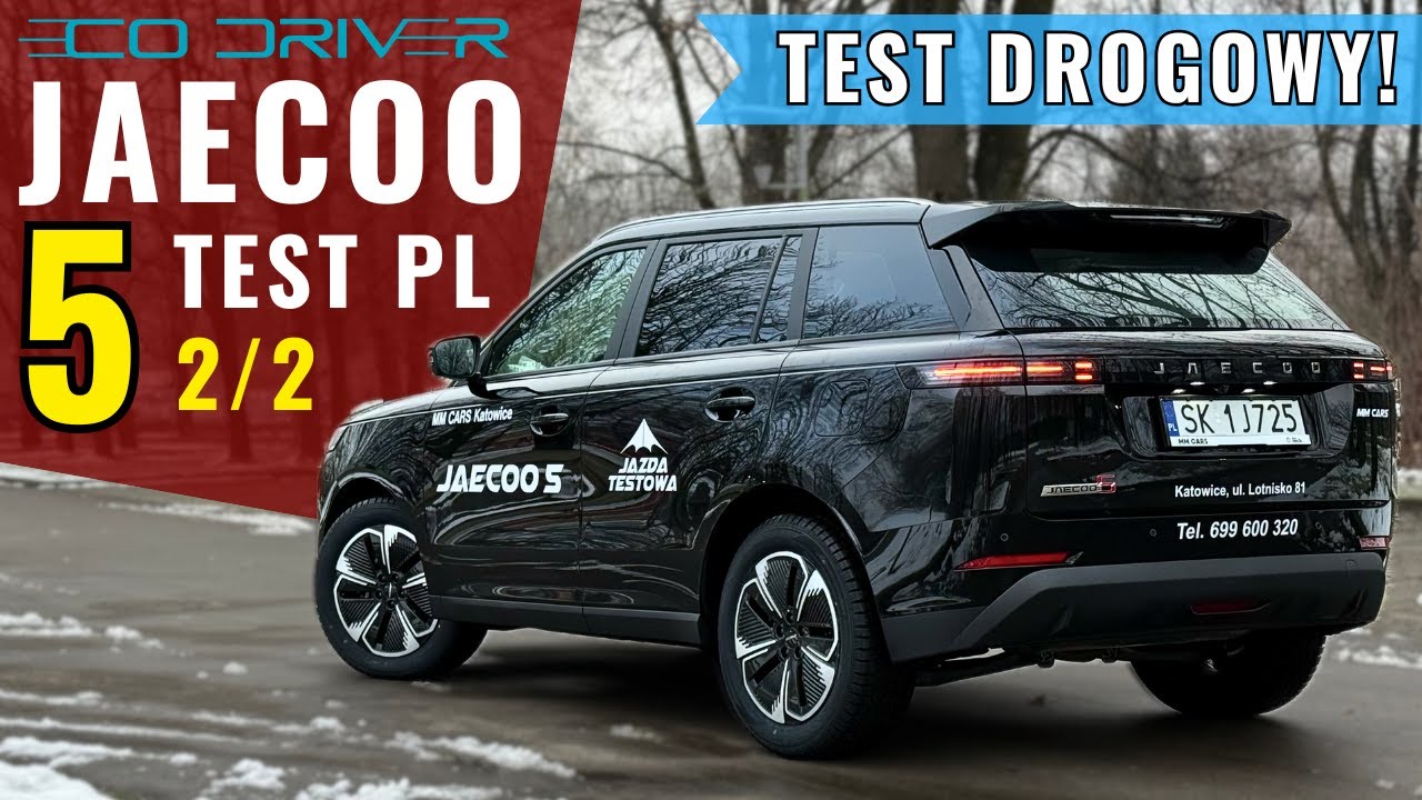 Jaecoo 5 - TEST PL [2/2- Jazda, osiągi, spalanie, asystenci, ceny, 0-100 km/h] 1.6 T-GDI 147 KM