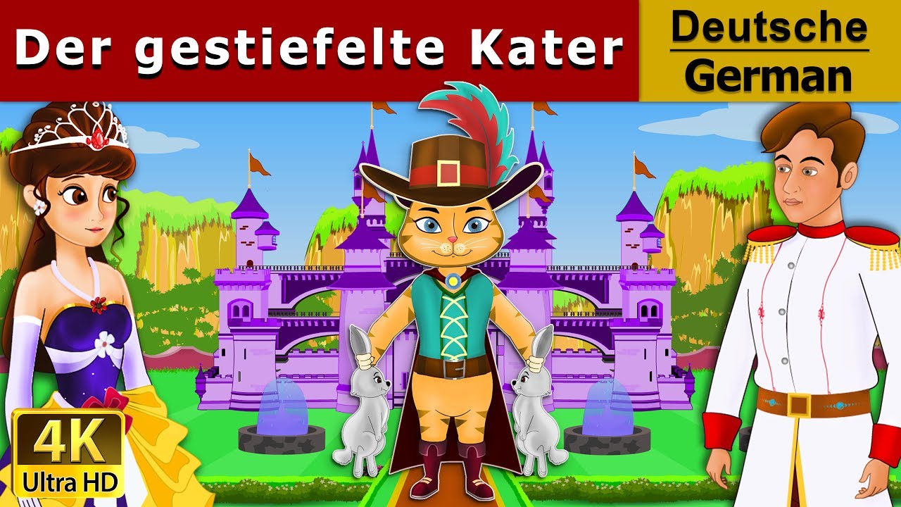 Der Gestiefelde Kater | Puss in Boots in German | @German Fairy Tales