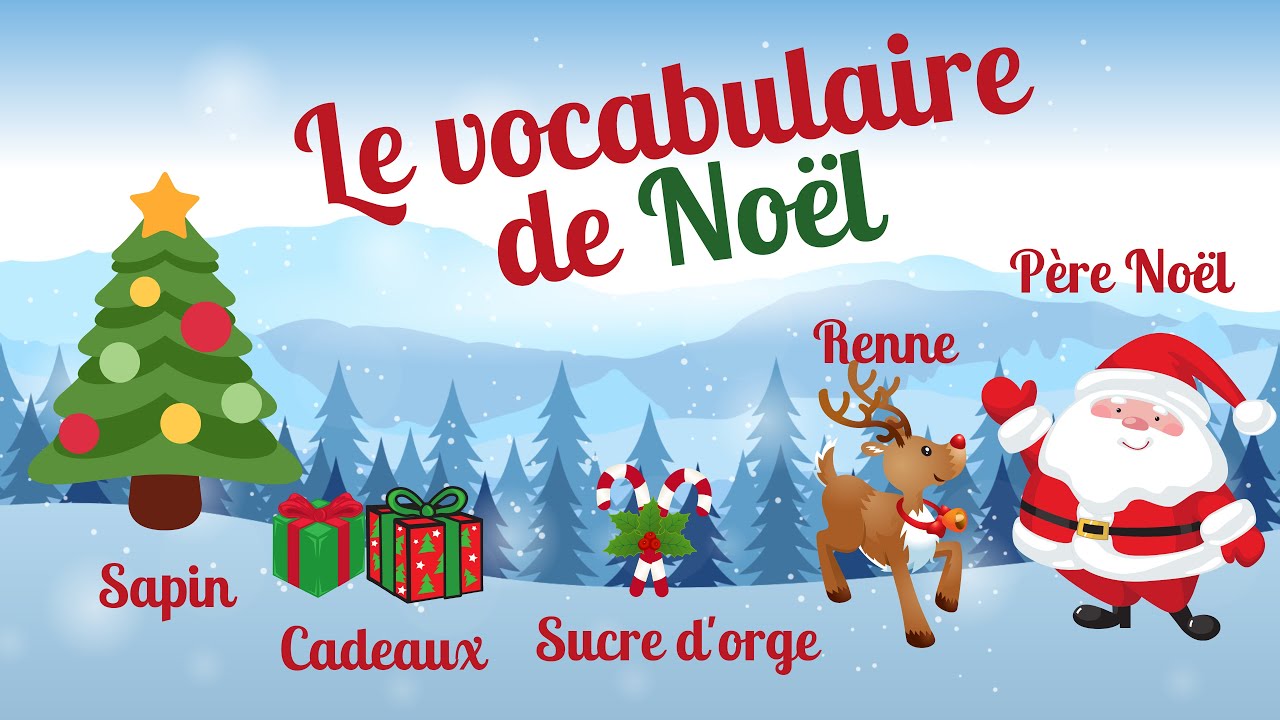 Le vocabulaire de Noël