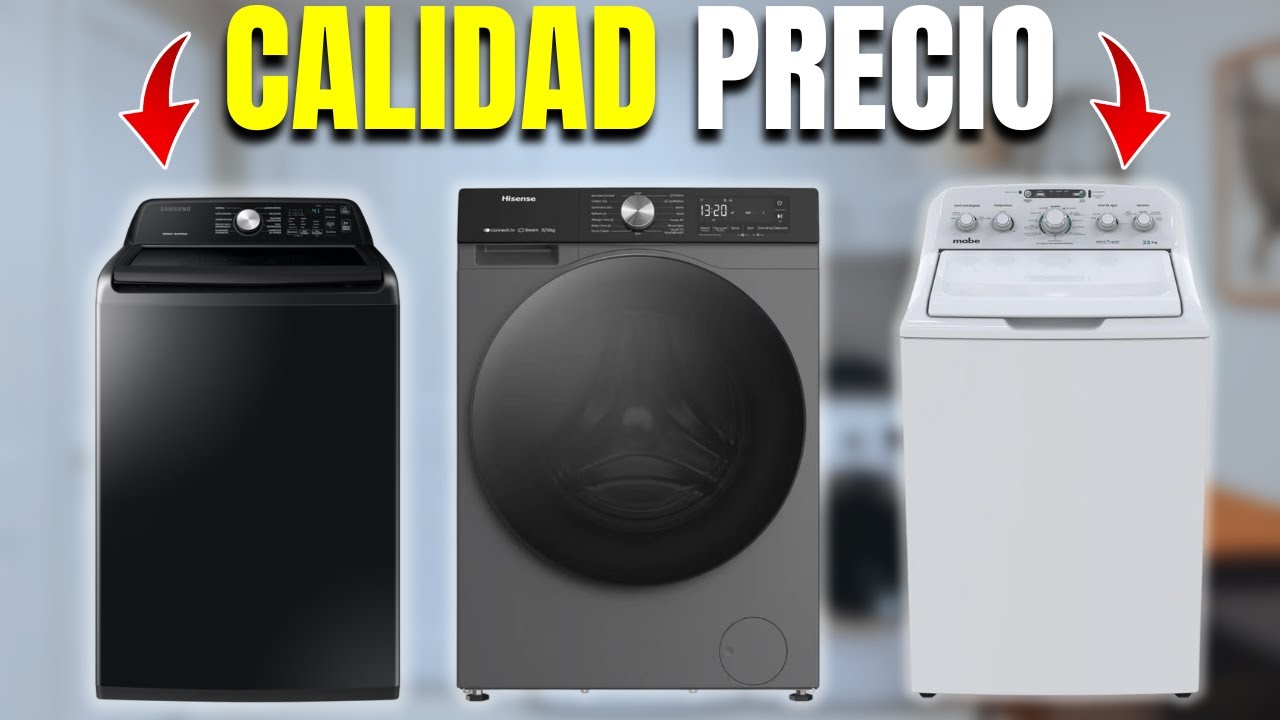 ⭐ TOP 7 MEJORES LAVADORAS 2026 CALIDAD PRECIO | ¿CUÁL ES LA MEJOR LAVADORA DE ROPA?