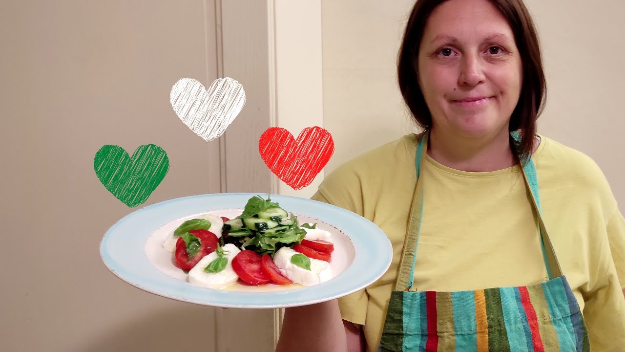 Caprese fatta in casa - insalata freschissima