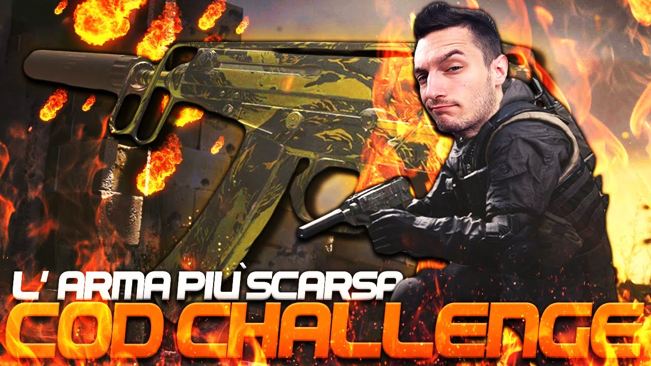 L'ARMA PIU' SCARSA DI COD4! - COD CHALLENGE