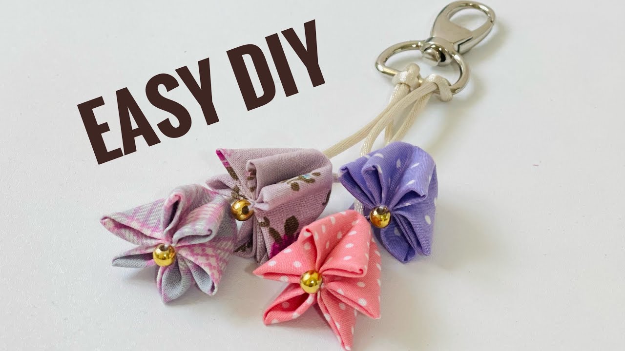 Beautiful Fabric Flower DIY | Make a 6 Petal Kanzashi Easily