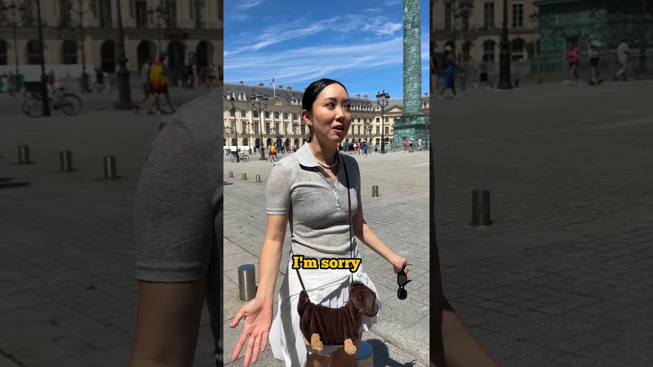 I tried to blend in with the FRENCH and FAILED 😭