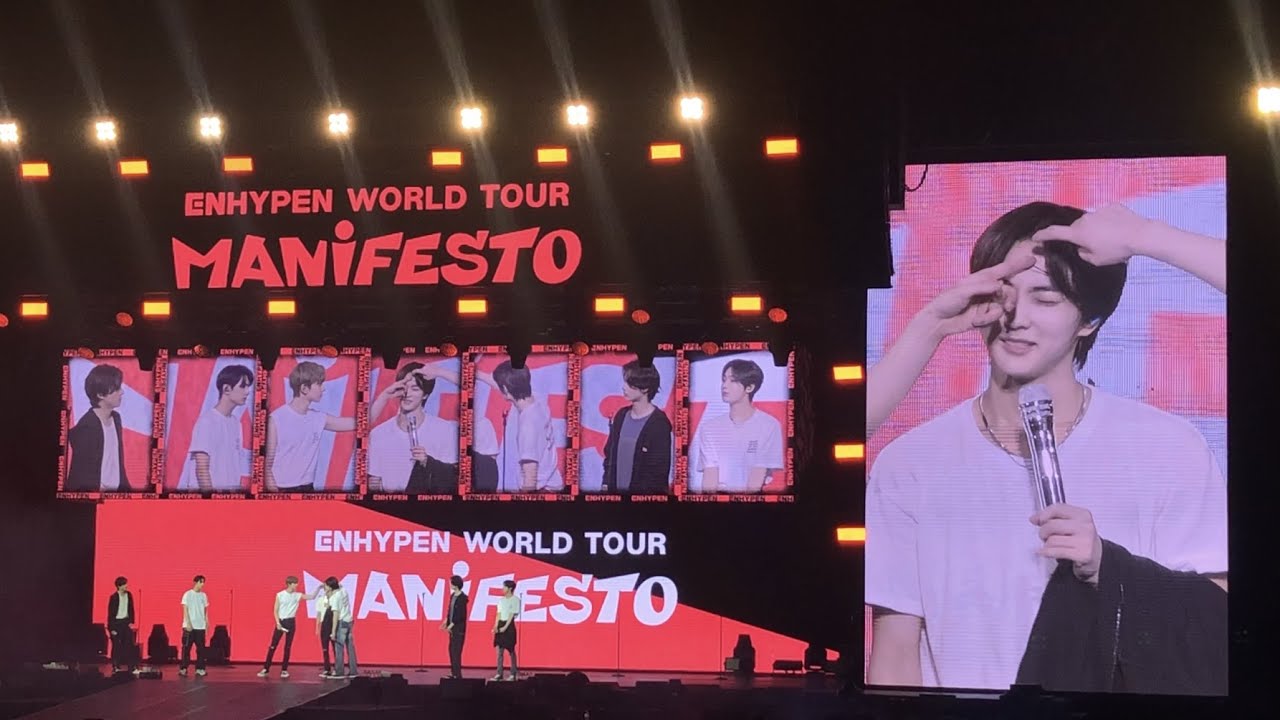 Ment 6: Engene, please stay with us forever. (ENHYPEN MANIFESTO in Manila Day 1) | 230203 FANCAM