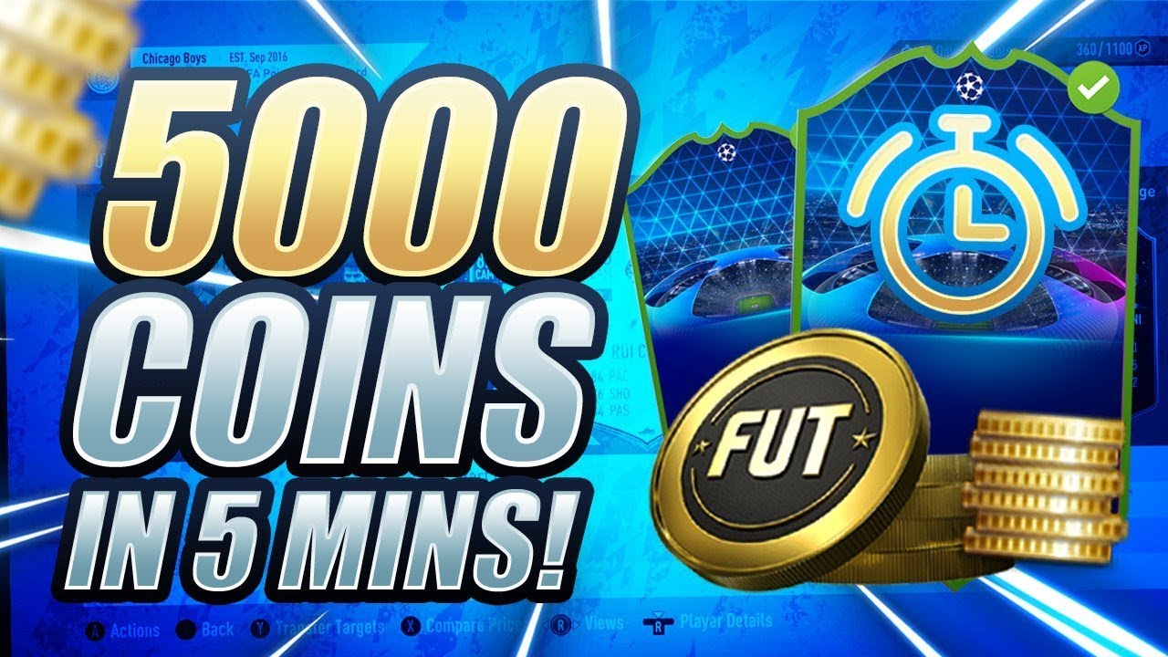 MAKE 50K COINS IN AN HOUR IN FIFA 20 RIGHT NOW! 5000 Coins Profit in 5 minutes?!