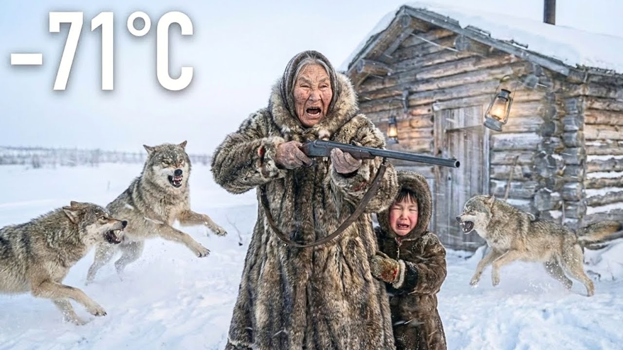 They Came at Night: 88-Year-Old Widow and Grandchild Fight Off a Wolf Pack at –71°C