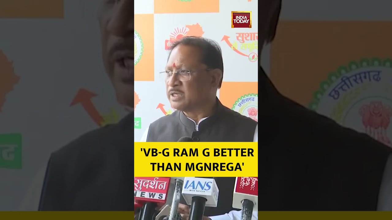 Chhattisgarh CM Vishnu Dev Sai Defends VB-G RAM G Scheme | India Today