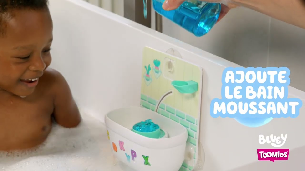 Toomies Bluey prend son bain