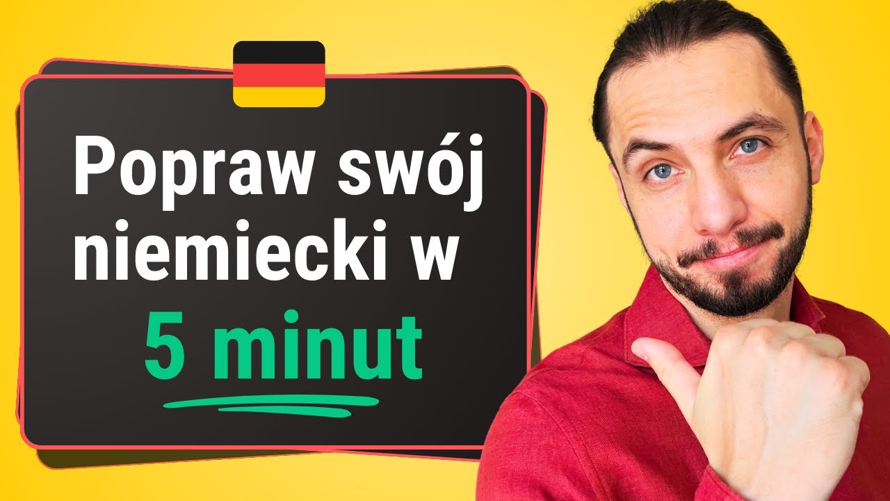 Popraw swoj niemiecki w 5 minut! #zapytajpoliglote  de odc. 219