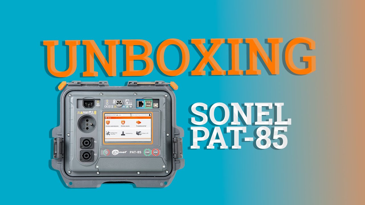 Unboxing Sonel PAT-85