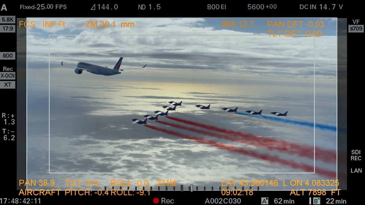 ATHOS A350 : les coulisses du tournage