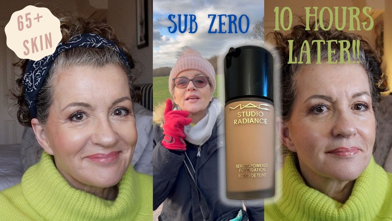 MAC STUDIO RADIANCE SERUM FOUNDATION // Wear Test * Mature Dry Skin*
